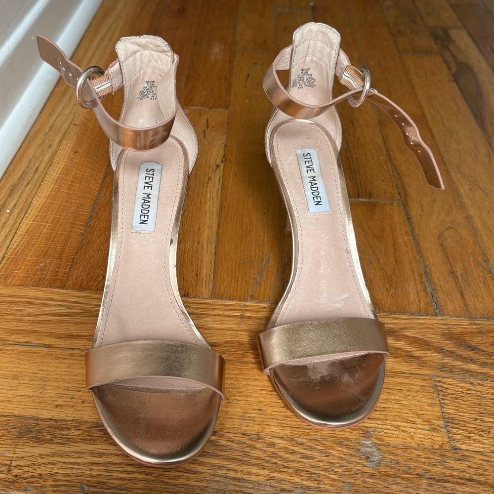 Steve Madden Women's Metallic Bronze Heels